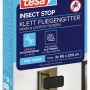 tesa® Insect Stop Klett Fliegengitter für Türen, anthrazit, in Verpackung.