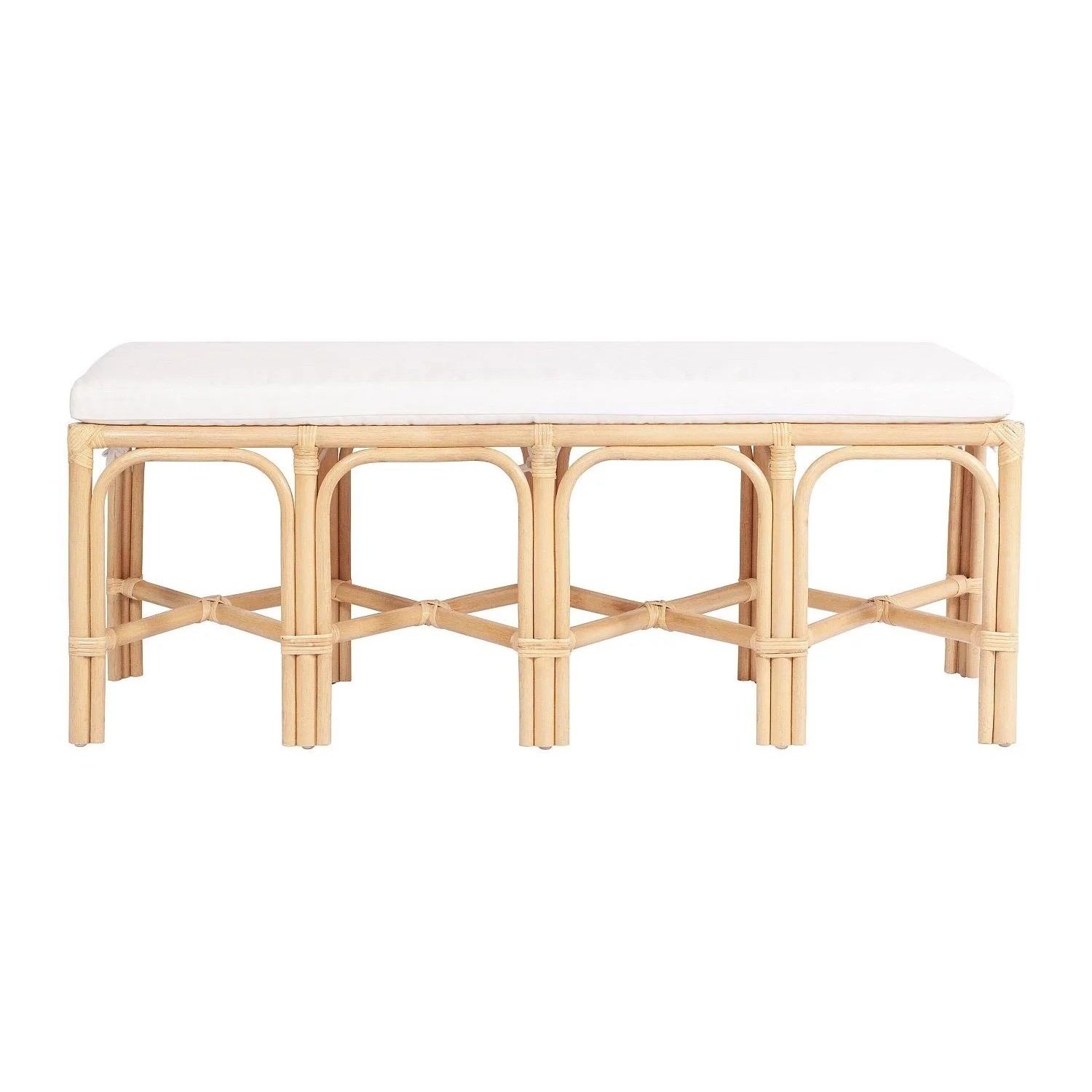 Vente-unique Sitzbank Lumanio Naturfarben Hell 120 cm