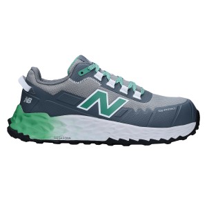 New Balance Cremorne S3L Sicherheitsschuh, grau/grün, Gr. 40, mit Fresh Foam Zwischensohle.