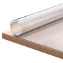 Transparente Björn&Schiller Tischschutzfolie (100x200 cm) aus PVC, 2 mm stark.