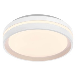 Runde Osram LED-Deckenleuchte Orbis Noemi in Weiß, Ø 28,5 cm, mit warmweißem, dimmbarem Licht. Für Wohnräume.