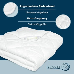 Beautissu BeauNuit MD Bettdecke 200x220cm Mono