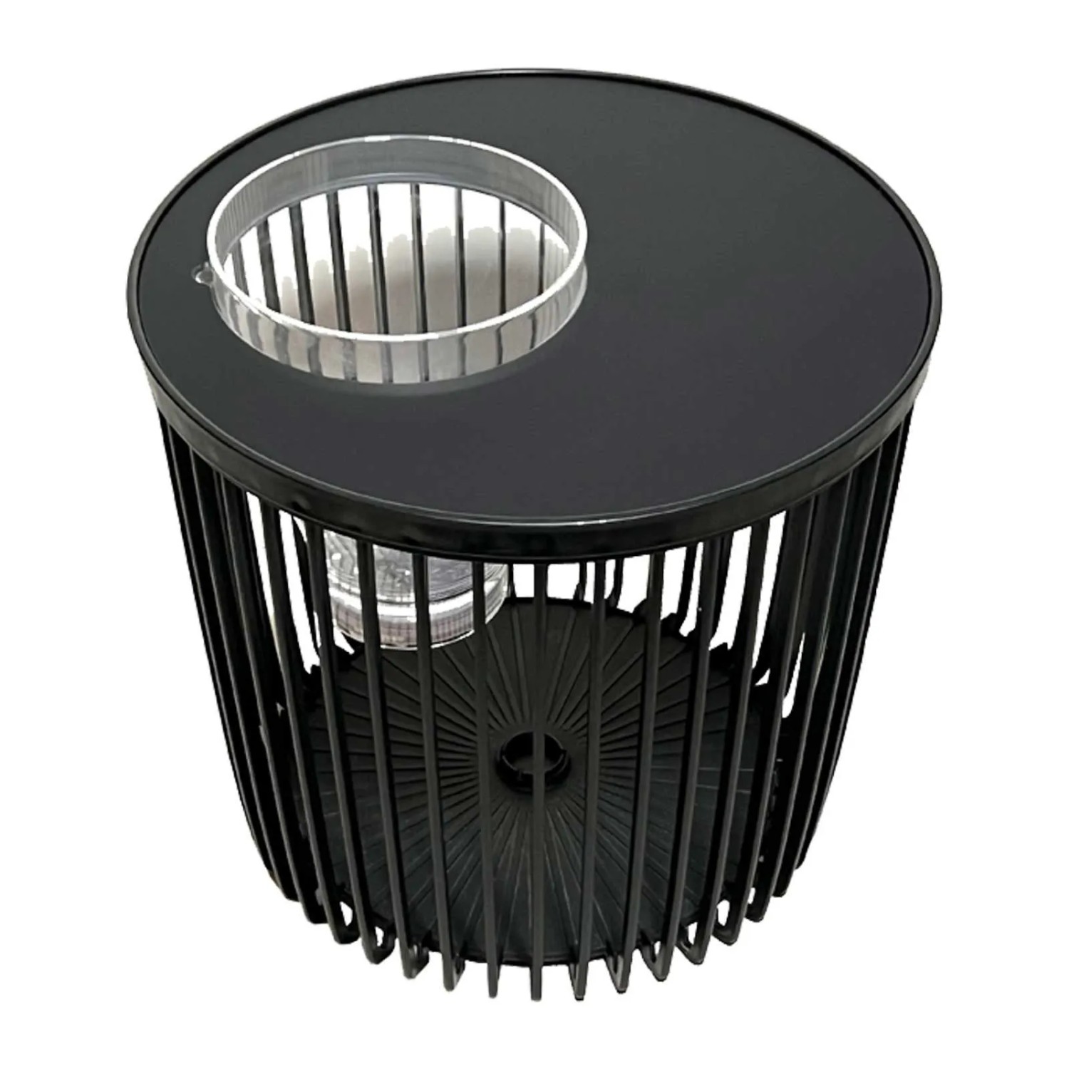 COOTAB Cooler Table Copenhagen 4-in-1 Loungetisch mit Acryl-Weinkühler