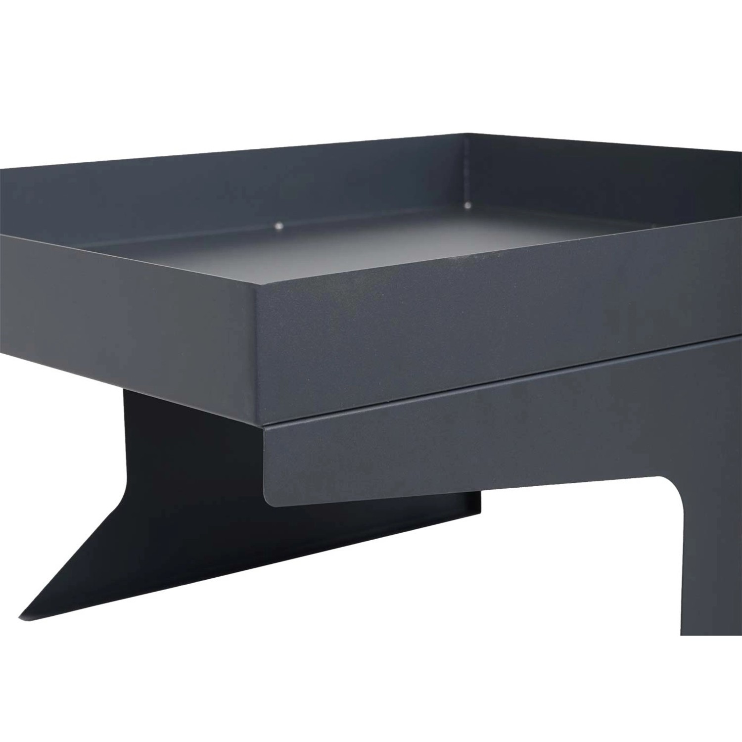 PROREGAL Mähroboter-Garage Mit Pflanzkasten 37x60x70cm Metall Anthrazit_5