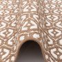 Beiger Snapstyle In- und Outdoor Teppich Cape Cod, 100x100 cm, mit geometrischem Muster.
