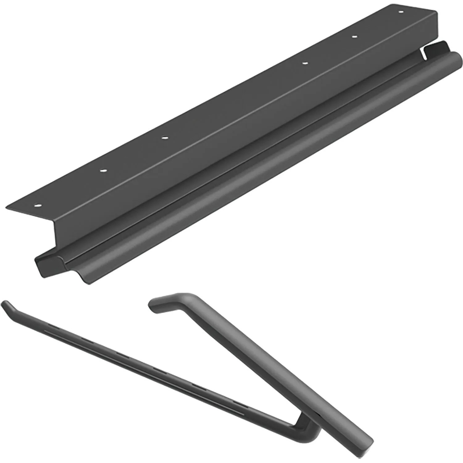Peka Hosenhalter mit 18 Hosenbügel Lina Basic Hosenhalter & Träger Passend zu Kleiderschränken mit Kb 1000mm Anthrazit