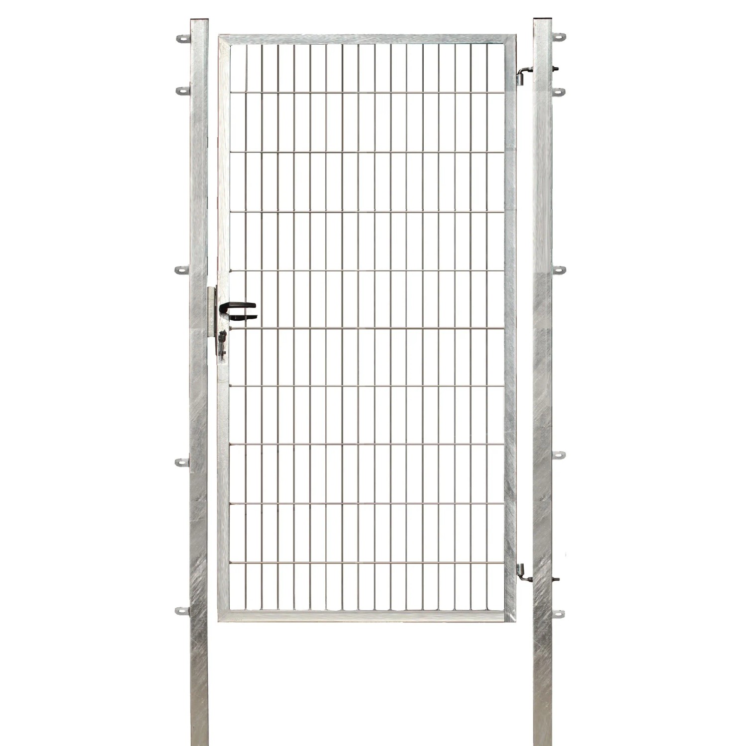 Einzeltor für Doppelstabmattenzaun Verzinkt 200 cm x 100 cm günstig online kaufen