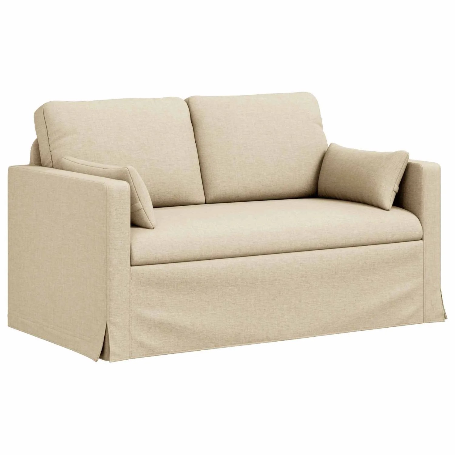 vidaXL Sofa Creme 139 x 78 x 80 cm Stoff 42024360