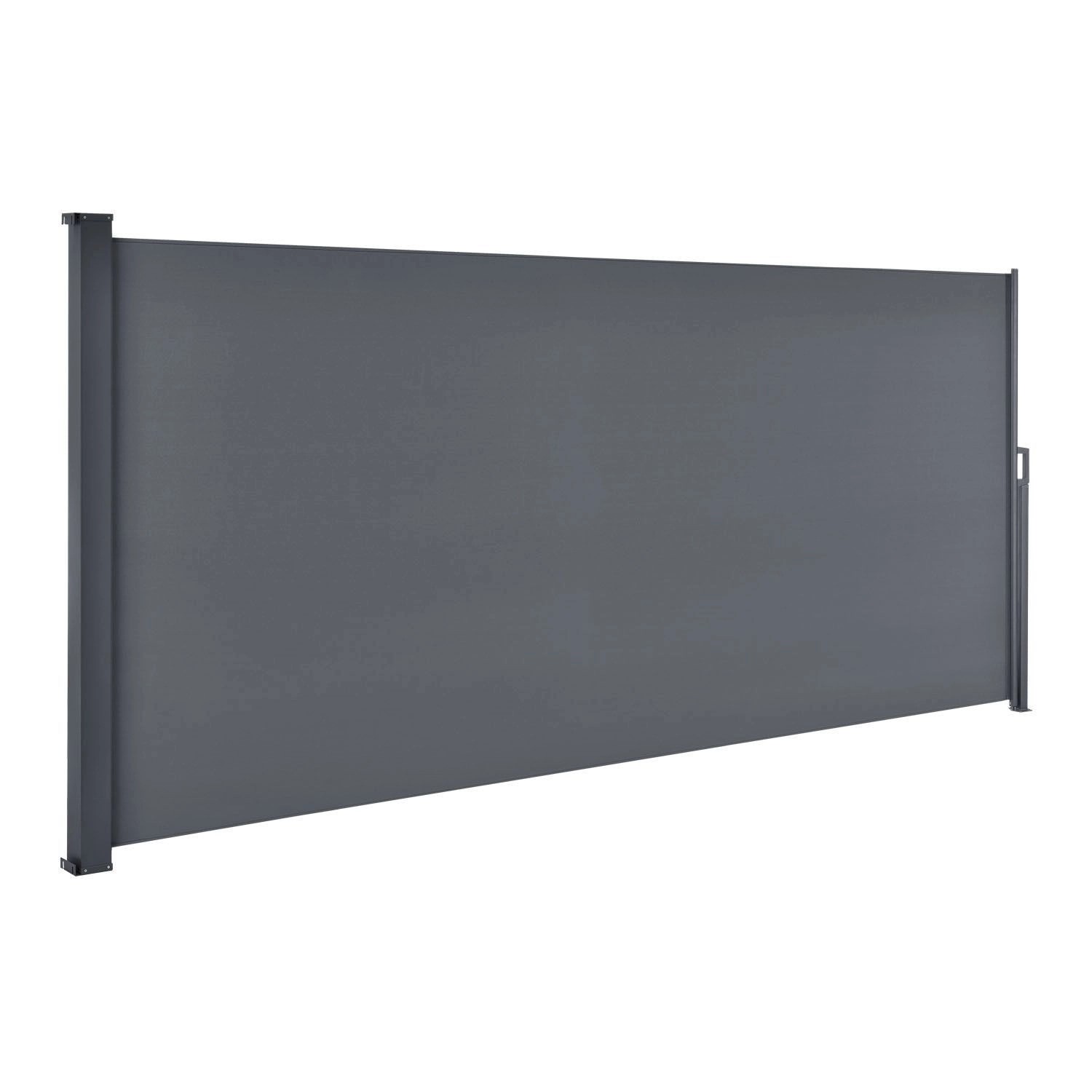 Juskys Seitenmarkise Dubai 500 x 200 cm Dunkelgrau günstig online kaufen