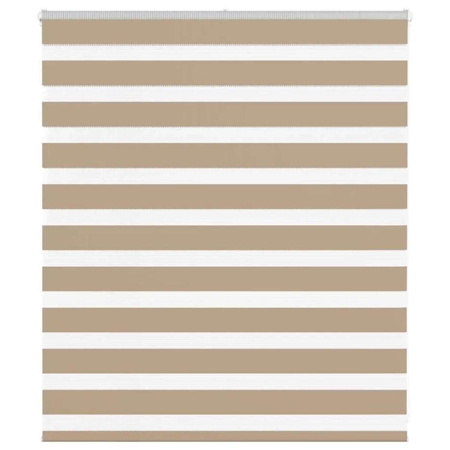 vidaXL Doppelrollo Sandbraun 120x100 cm Stoffbreite 115,9 cm Polyester 4014 günstig online kaufen