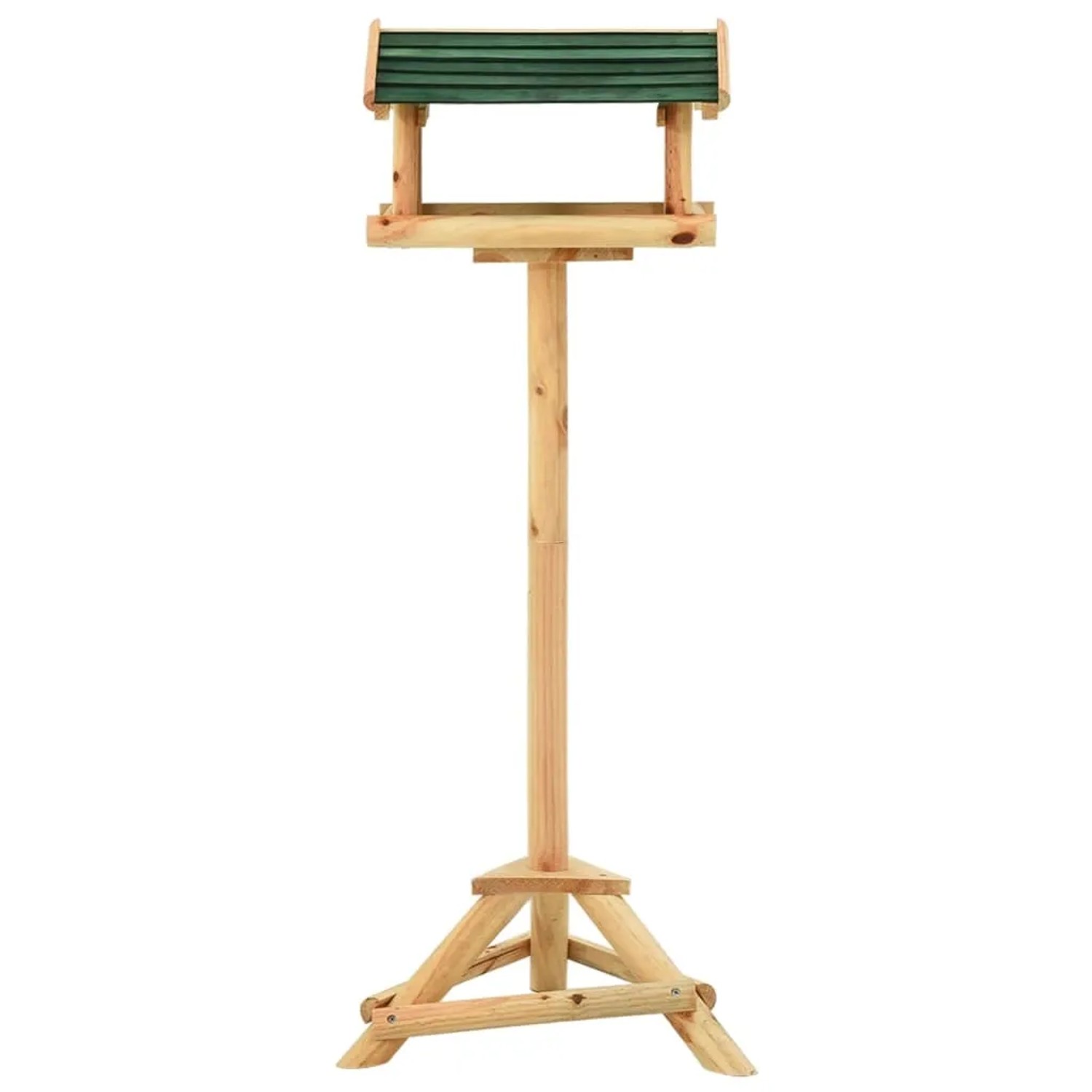 VidaXL Vogelhaus mit Ständer aus Tannenholz, 37x28x100 cm. Vogelhäuschen für den Garten.