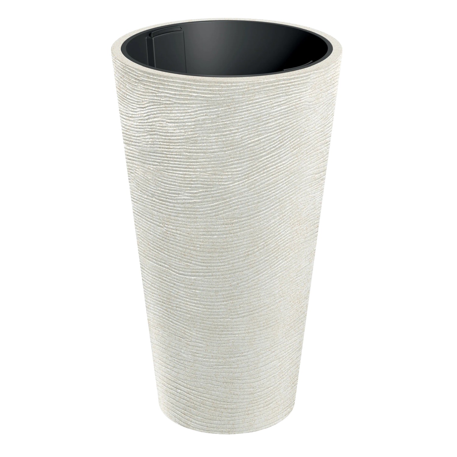 Prosperplast Blumentopf Tubra Schlank Ø 60 cm x 100 cm Sandschwarz