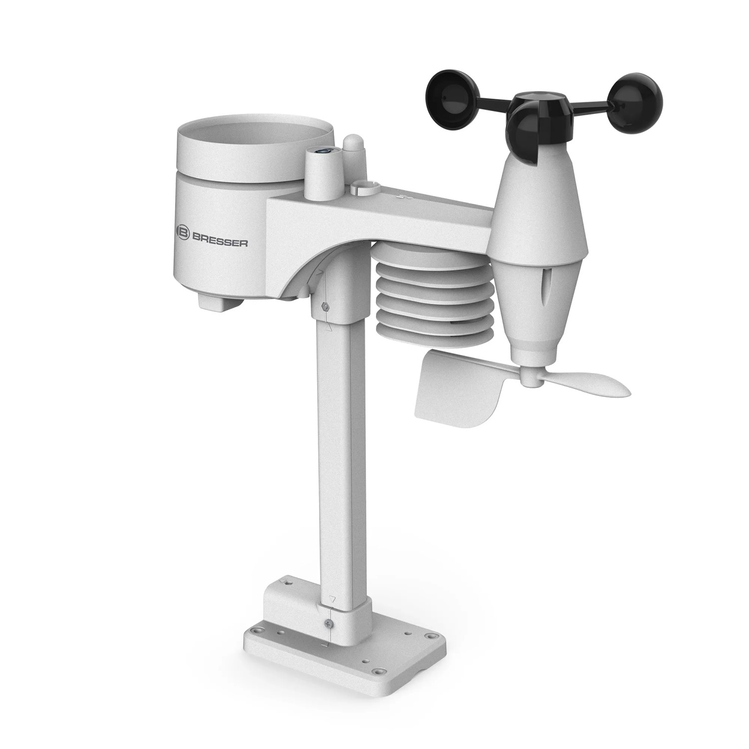 Bresser WLAN-Funk-Wetterstation TB 7-in-1, Außensensor zur Wetterdatenmessung.