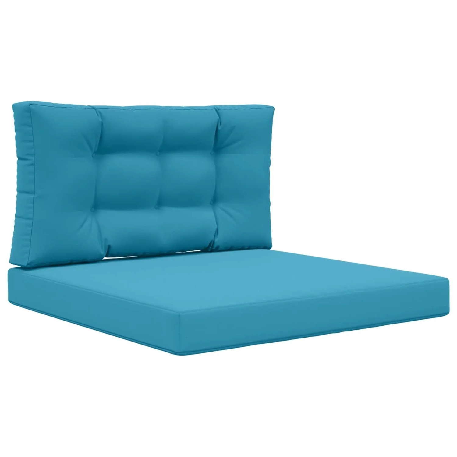 vidaXL Sofakissen für Draußen 2-Tlg Königsblau Polyester 900856