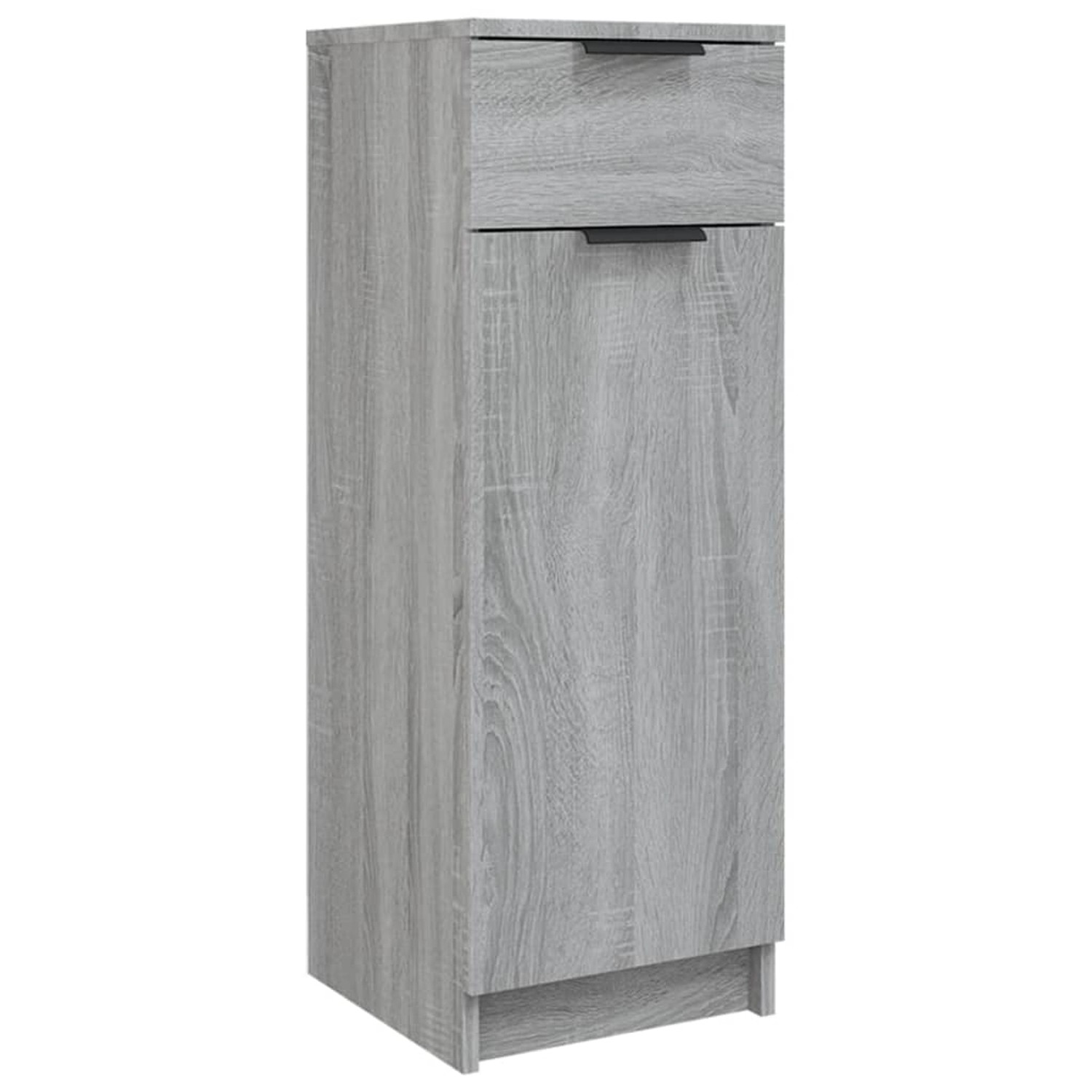 vidaXL Badezimmerschrank Grau Sonoma 32x34x90 cm Holzwerkstoff günstig online kaufen