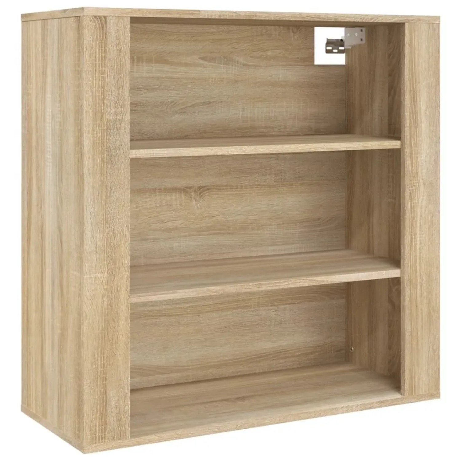 vidaXL Wandschrank Sonoma-Eiche 80x33x80 cm Holzwerkstoff 816595