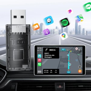 Technaxx TX-346 USB-Dongle für kabelloses CarPlay & Android Auto im Auto.