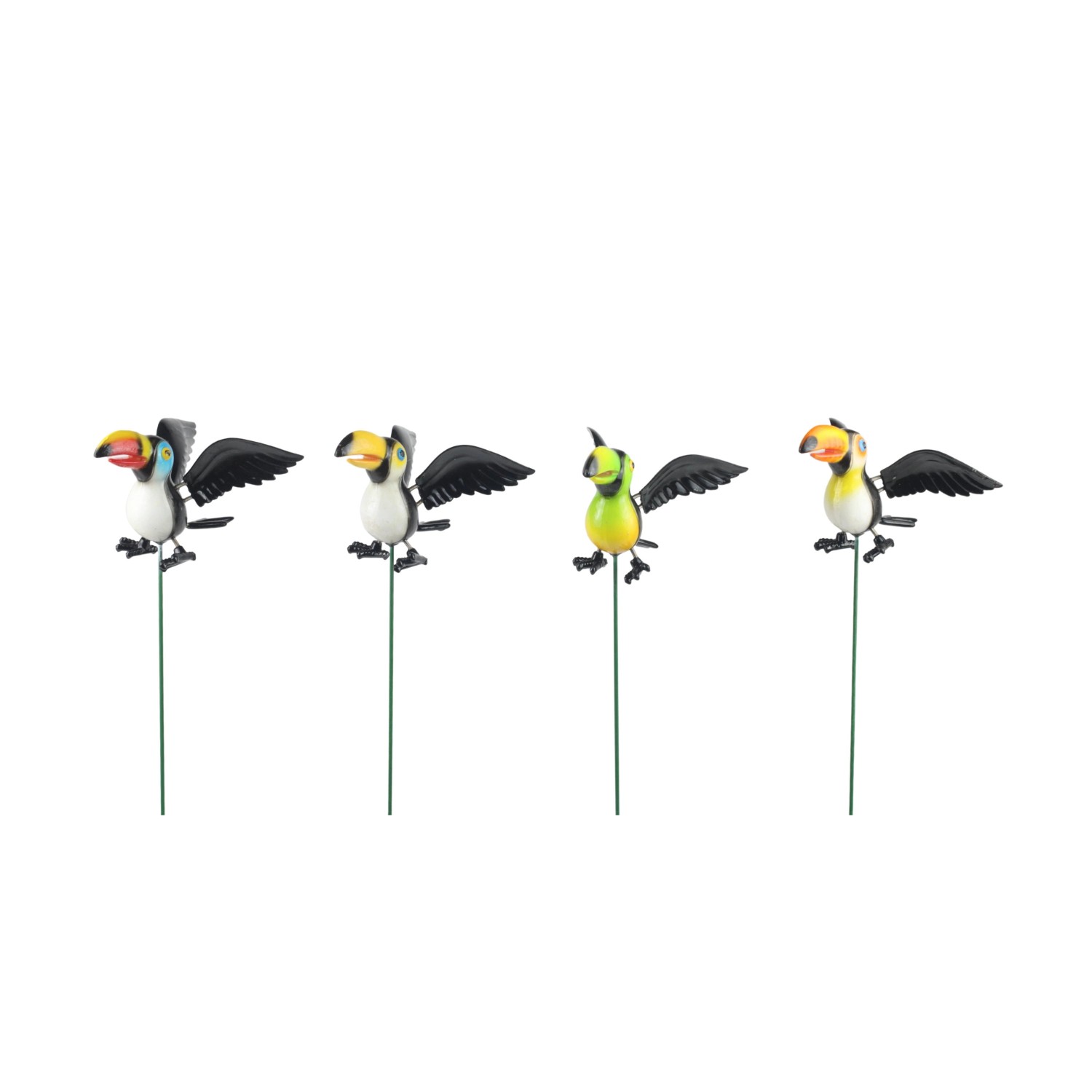 Deko-Gartenstecker Tropenvogel 46 cm x 3,5 cm x 13 cm günstig online kaufen