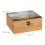 Relaxdays Teebox Bambus Natur mit 6 Fächern 9,5 cm x 22 cm x 18,5 cm 0,65 kg_4