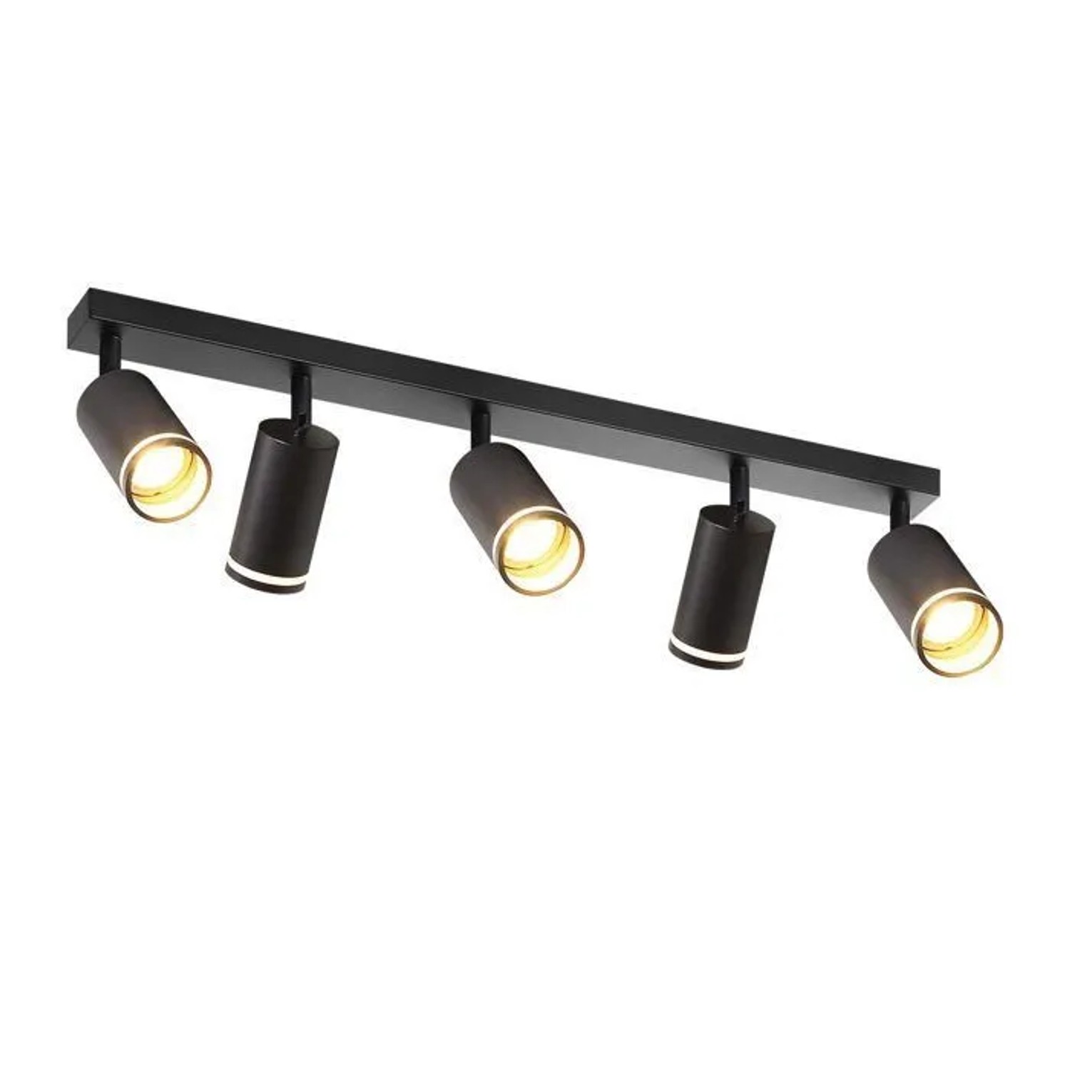 NETTLIFE Deckenstrahler aus Metall L73 Schwarz