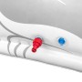 Detailaufnahme: Bestway Wassersprinkler Happy Husky mit Wasseranschluss und Ventil.