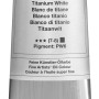 Lukas Studio Ölfarbe Titanweiß, 37ml Tube für Künstlerbedarf.