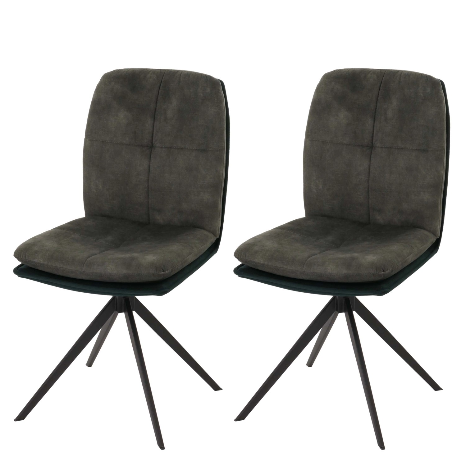 MCW Esszimmerstuhl M68 2er-Set Grün günstig online kaufen