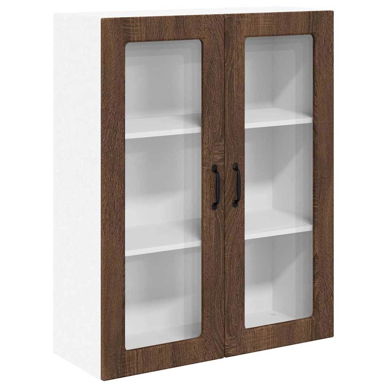 vidaXL Küchenwandschrank mit Regal Braun Eichen-Optik 80 x 31 x 100 cm 8848 günstig online kaufen