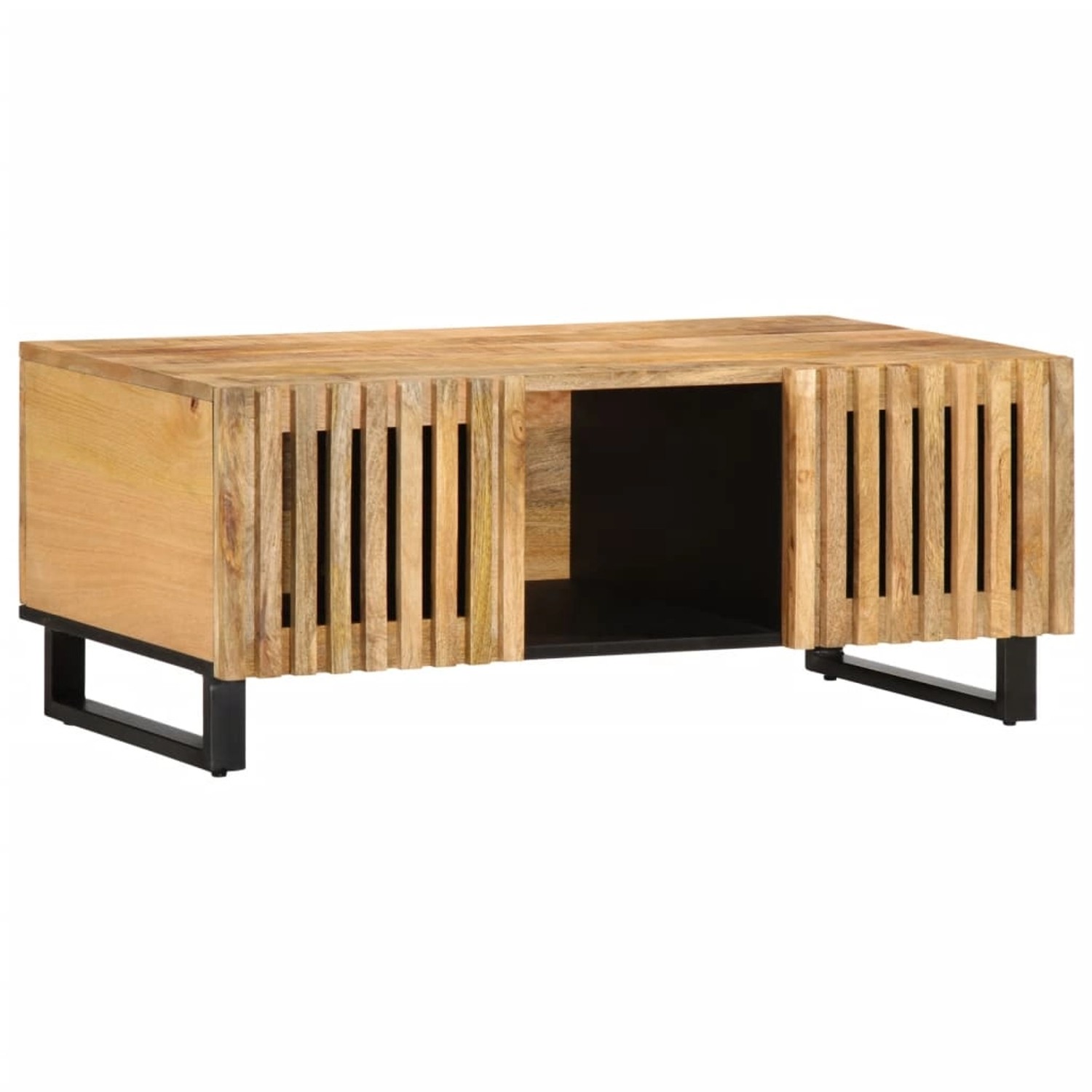 vidaXL Couchtisch 100x55x40 cm Raues Massives Mangoholz günstig online kaufen