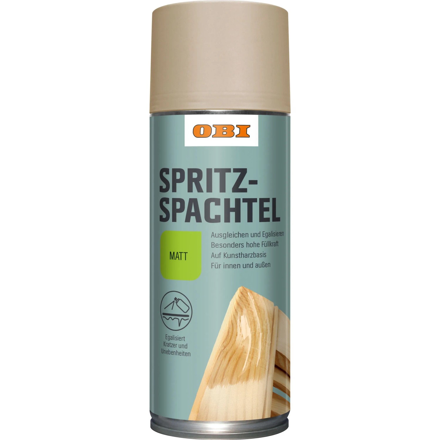 OBI Spritzspachtel Spray Beige matt 400 ml