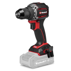 Einhell Akku-Bohrschrauber TP-CD 18/70-C Li BL-Solo, schwarz-rot, bürstenlos, mit Metallbohrfutter.