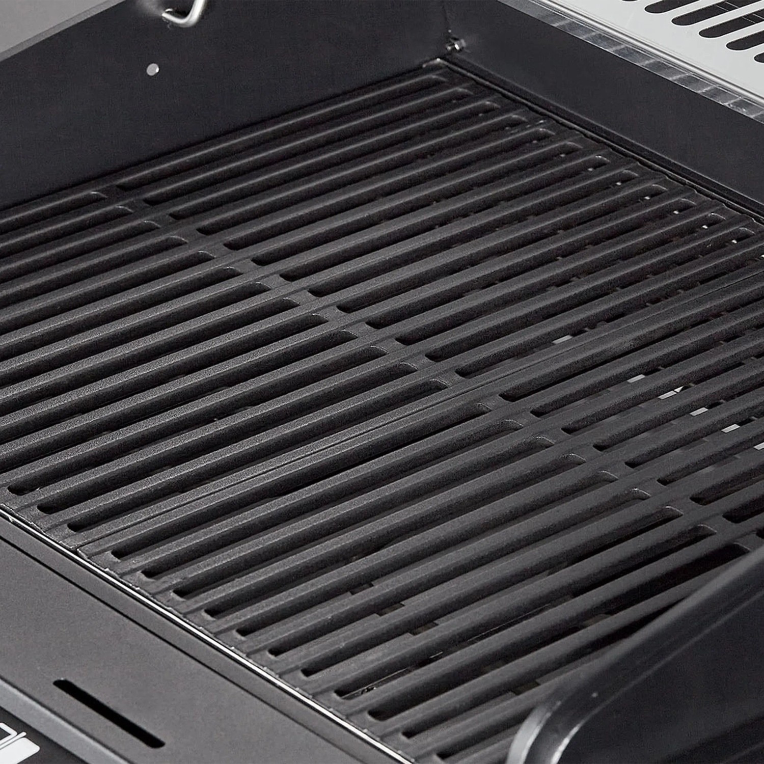 Detailaufnahme des emaillierten Gussrosts vom Enders eCrave 2 Elektrogrill.