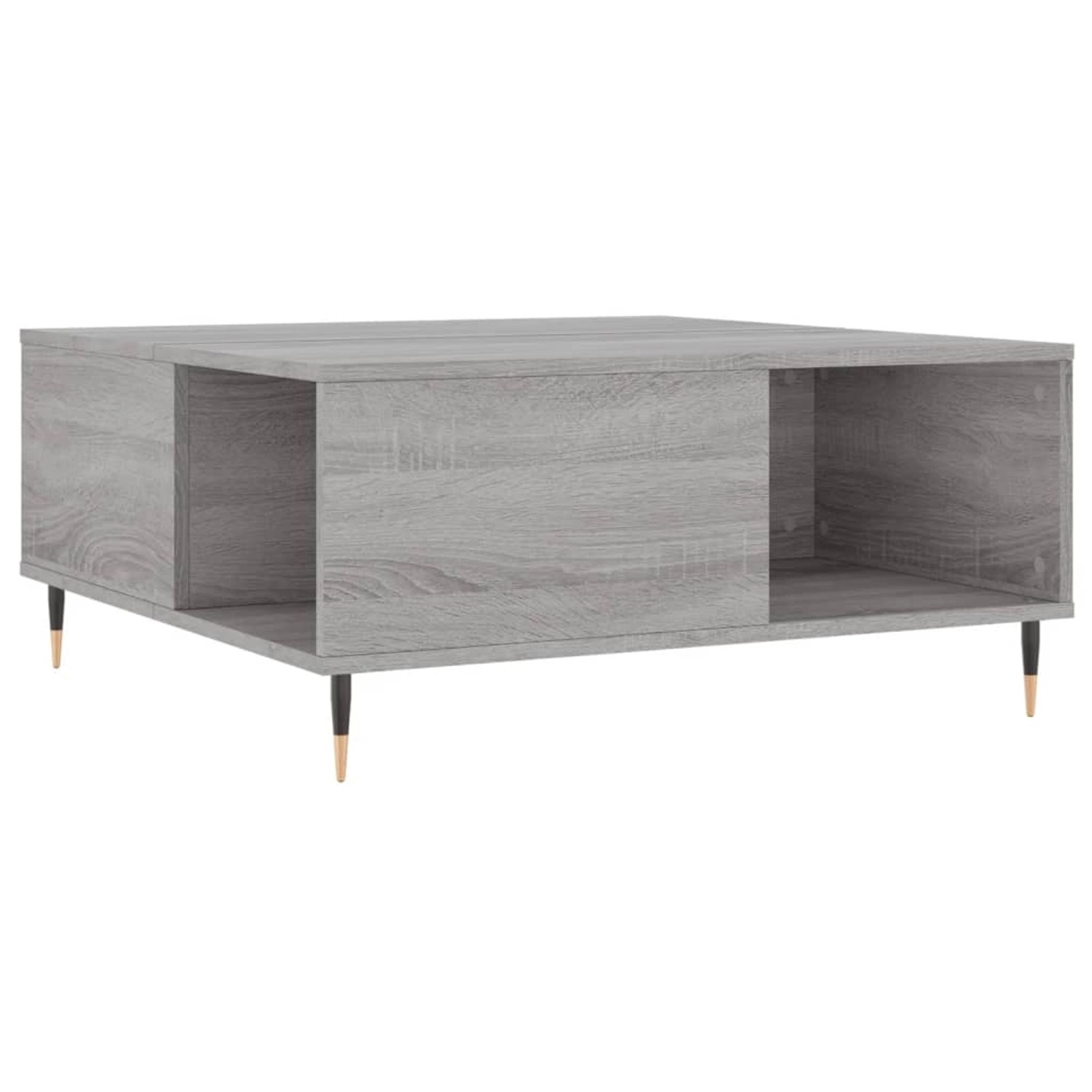 vidaXL Couchtisch Grau Sonoma 80x80x36,5 cm Holzwerkstoff Modell 1 günstig online kaufen