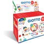 Giotto Mitgebsel-Set mit 12 Packungen Fasermaler in verschiedenen Farben, ideal für Kindergeburtstage.