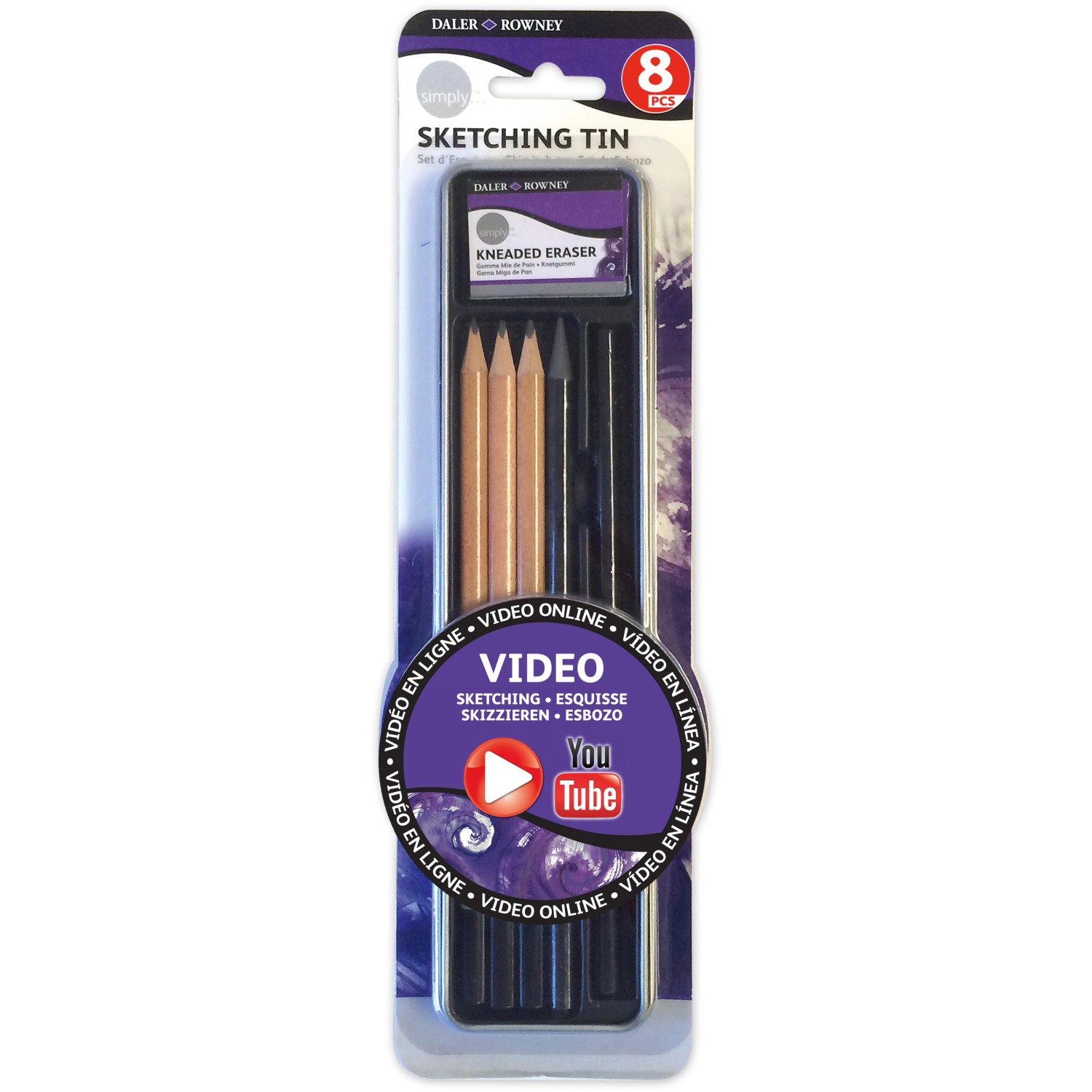 Daler-Rowney Simply Skizzen-Set 8-teilig