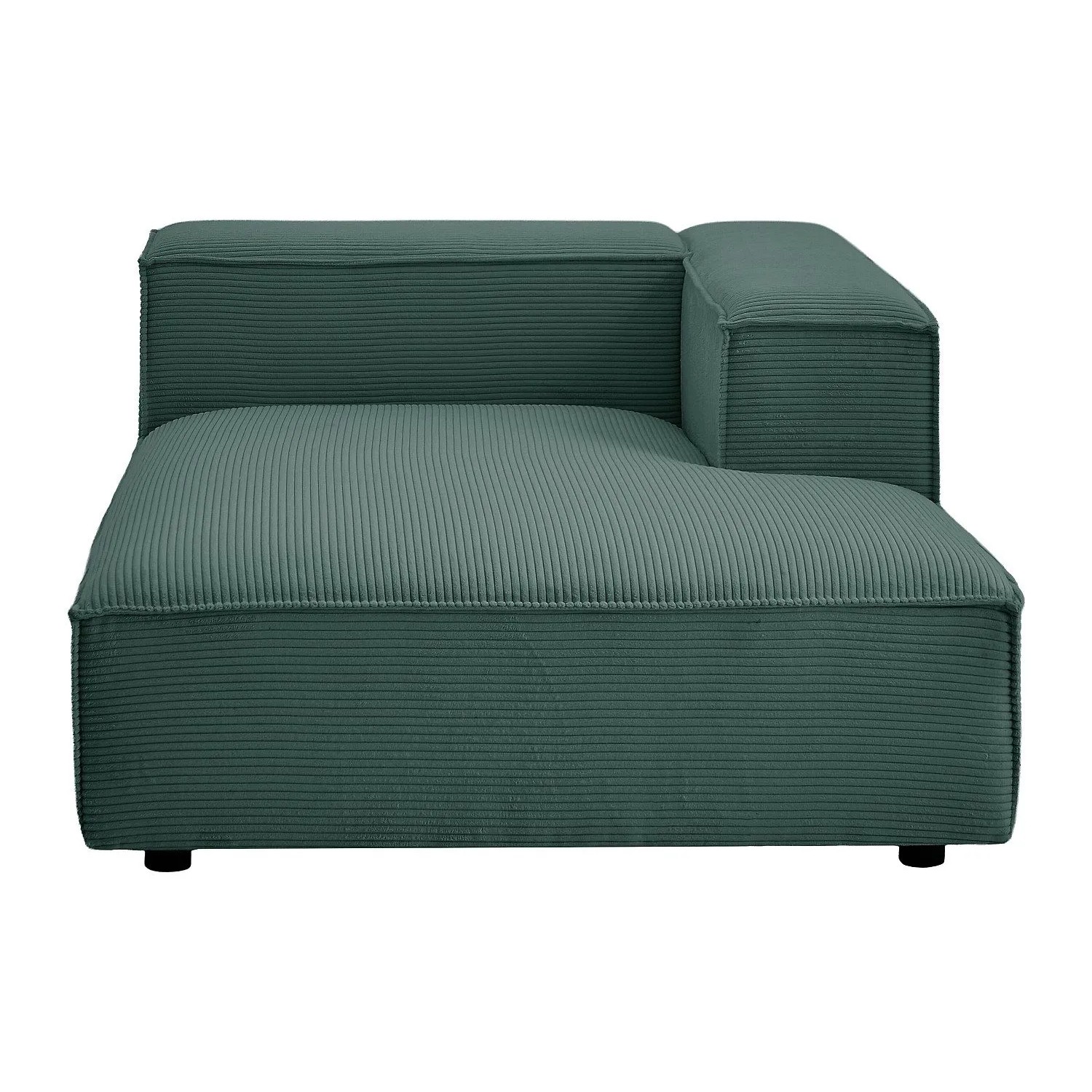 Vente-unique Recamiere Ohne Schlaffunktion Ruzolo Grün 120 cm