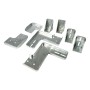 Dolle Außentreppe Gardentop Startset 1: Metallteile für zwei Stufen der Außentreppe.