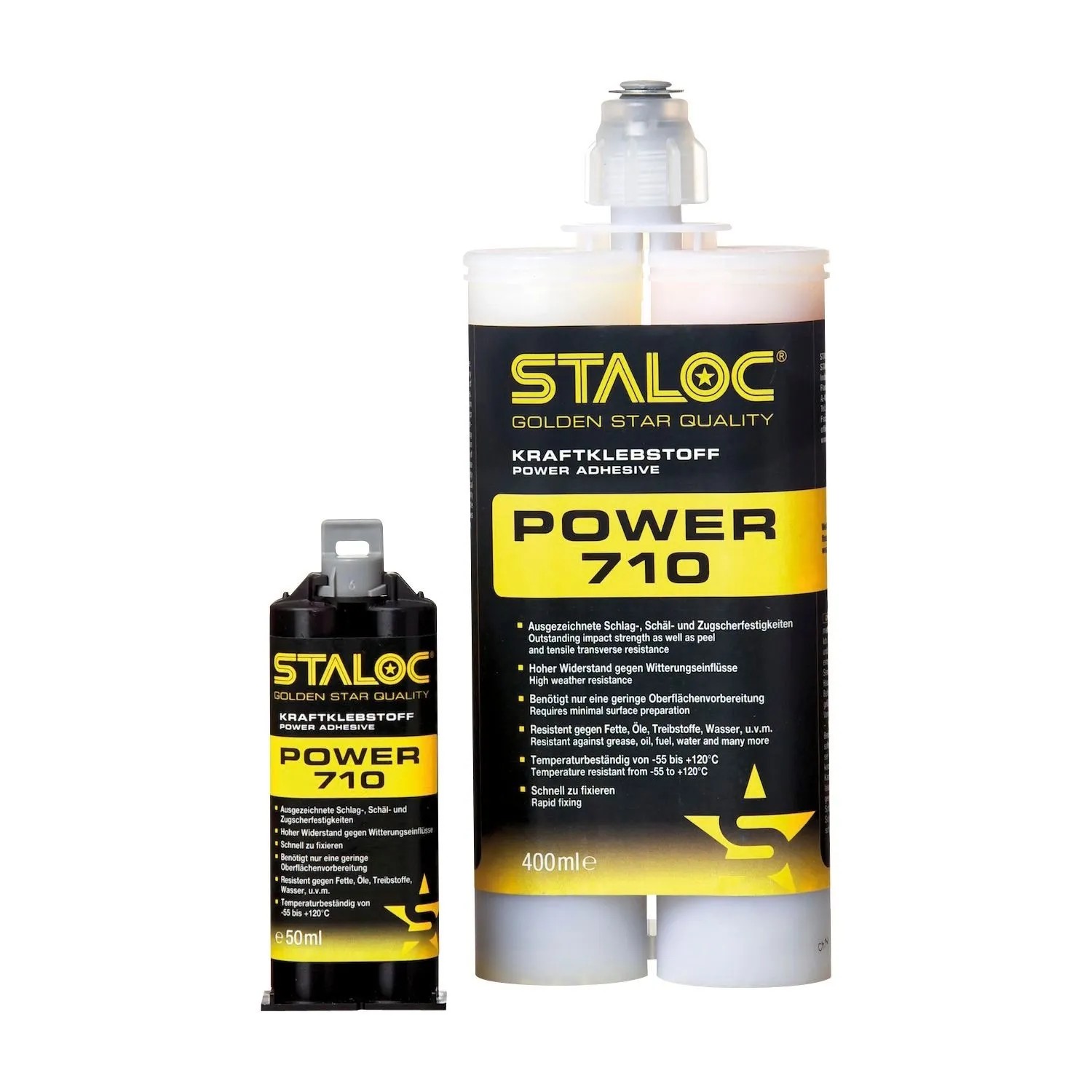Staloc 2K-Klebstoff Power 710 Milchig Weiß 50 ml ohne Mischer