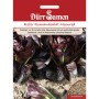 Dürr Samen: Roter Romana-Salat Moonred Saatgut Packung mit Salat im Garten.