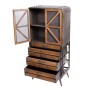 MCW Hochschrank F91 Industrial Tanne Holz Metall 128x60x33cm