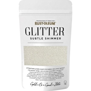Rust-Oleum Glitzerfarbe Subtle Shimmer Gold, 70g Packung für Effektfarben.