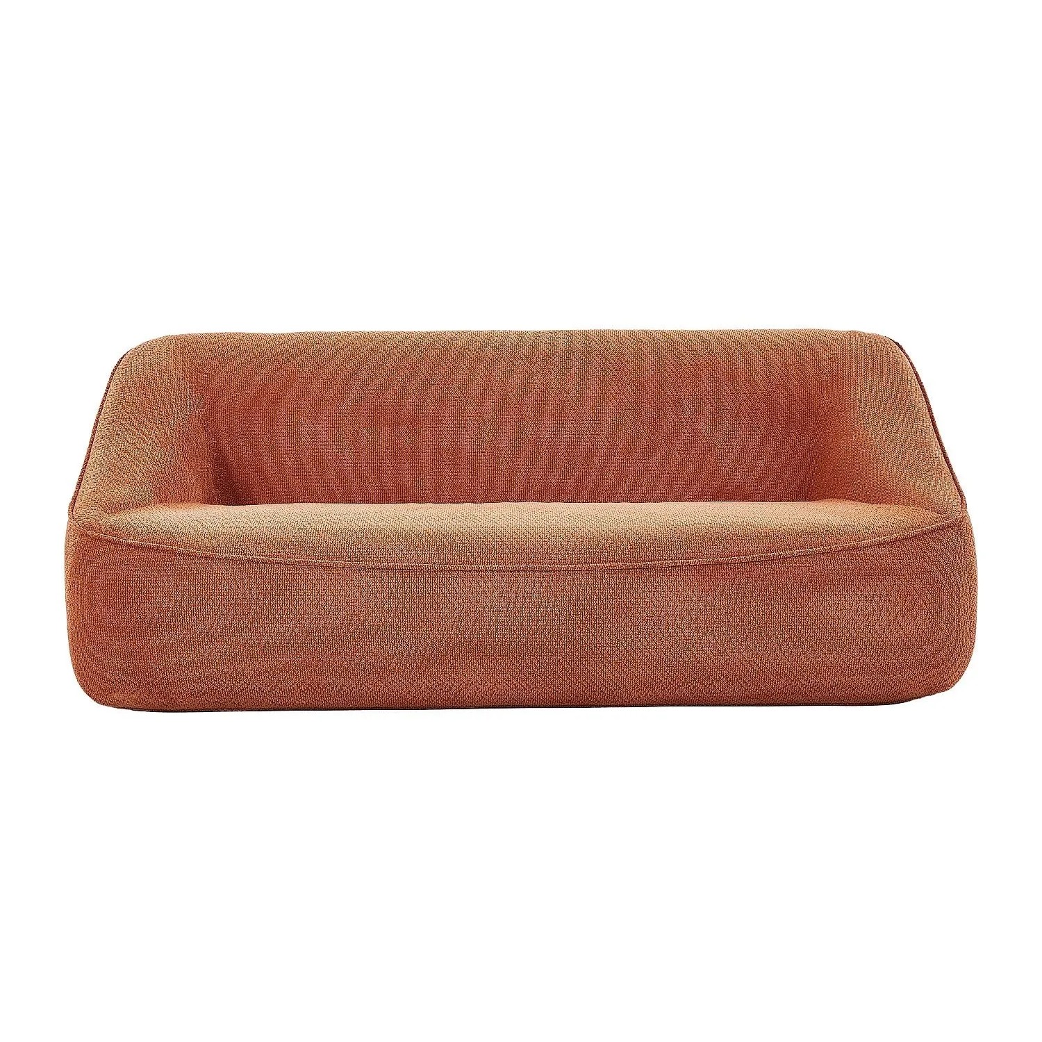 Vente-unique Sofa Ohne Schlafmöglichkeit Kireba Terracotta 203 cm