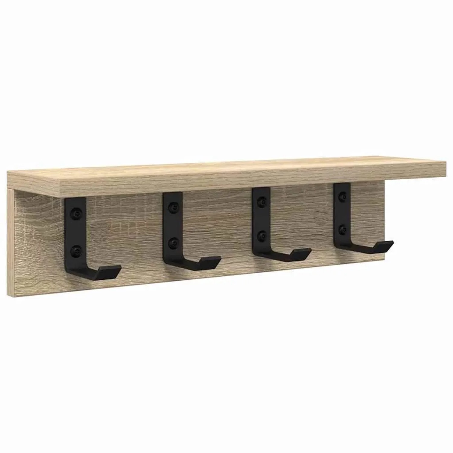 vidaXL Wandmontierter Nachttisch Sonoma-Eiche 40 x 10,5 x 10,5 cm 874349