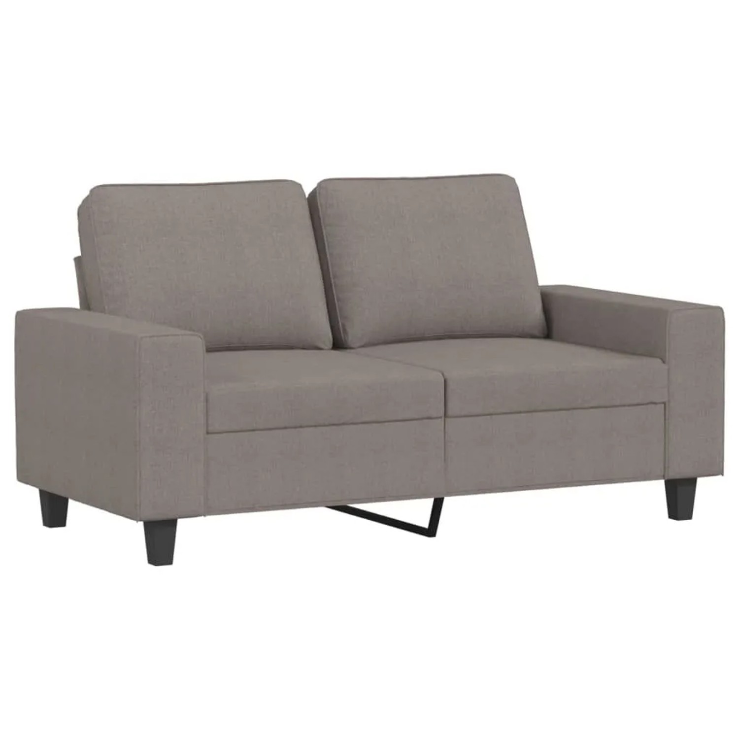 vidaXL 2-Sitzer-Sofa Taupe 120 cm Stoff 359390 günstig online kaufen