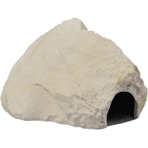 Sandsteinfarbene Terraristik Höhle L2 als Dekoration für Terrarien.