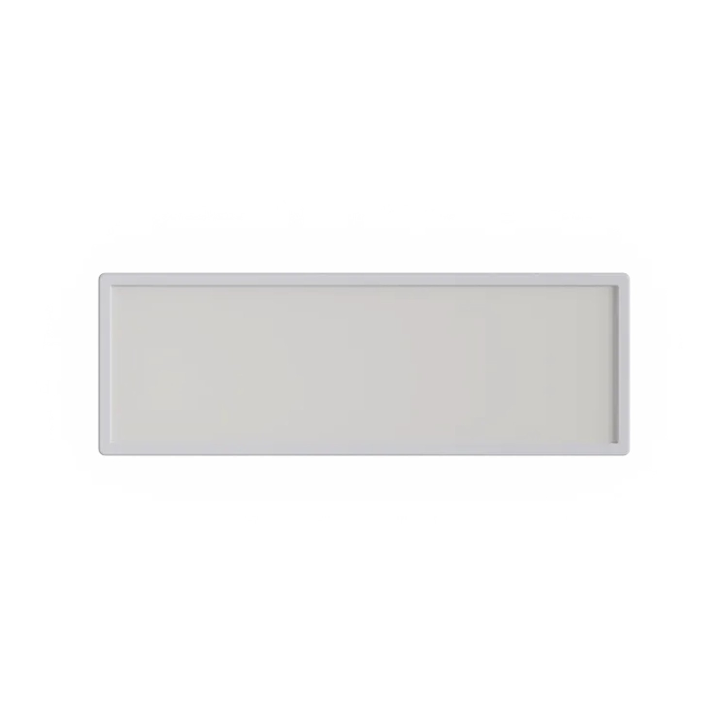 Nettlife Bradford II LED Deckenleuchte aus Kunststoff Weiß L 58 cm