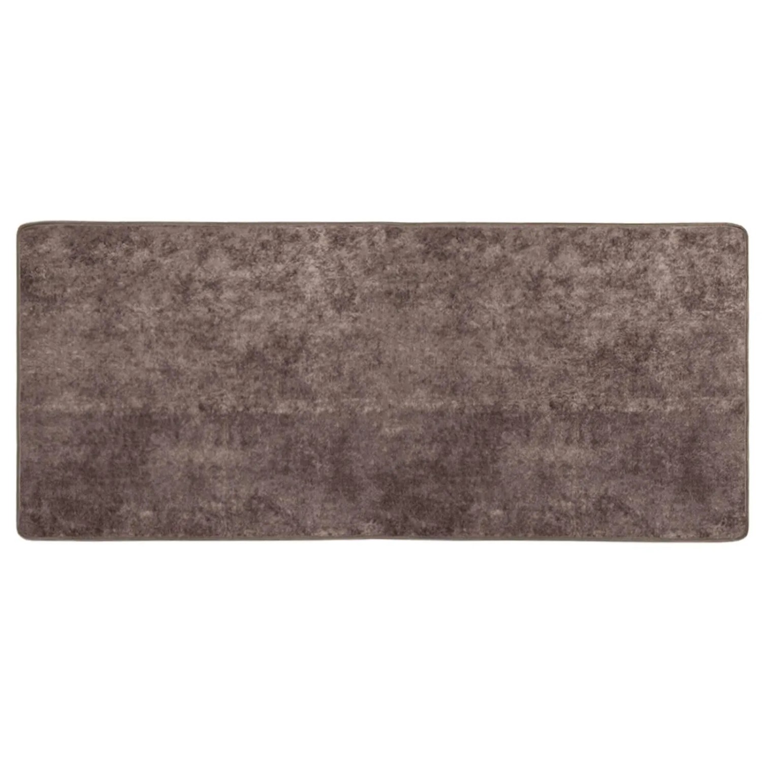 vidaXL Teppichläufer MARSA Grau 100 x 50 cm Polyester und PVC 42023182
