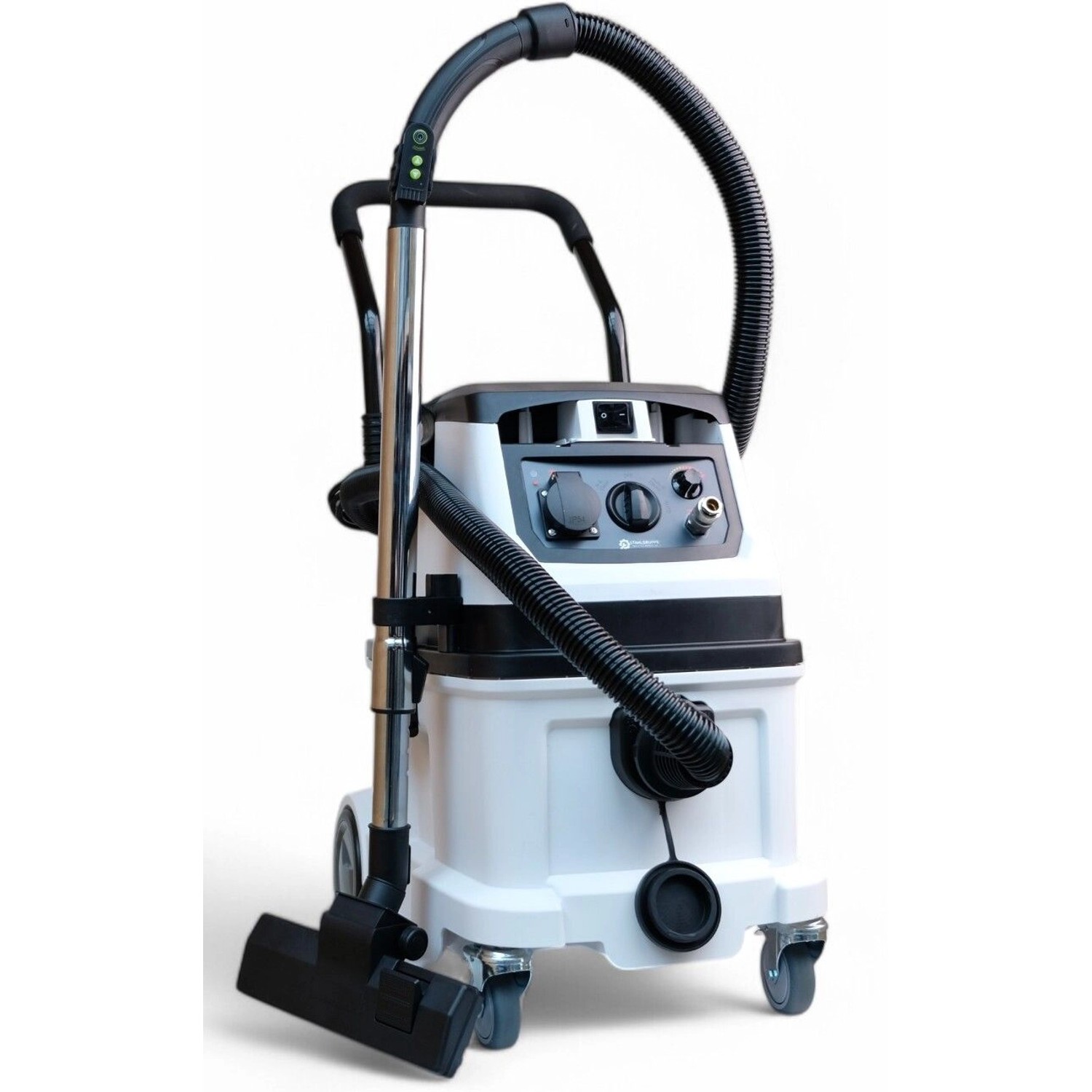 DeTec. Industriesauger Klopfunktion Fernbedienung Bausauger 1600W Nasssauger 40L Tank 230V Druckluftanschl Steckdose Ind...