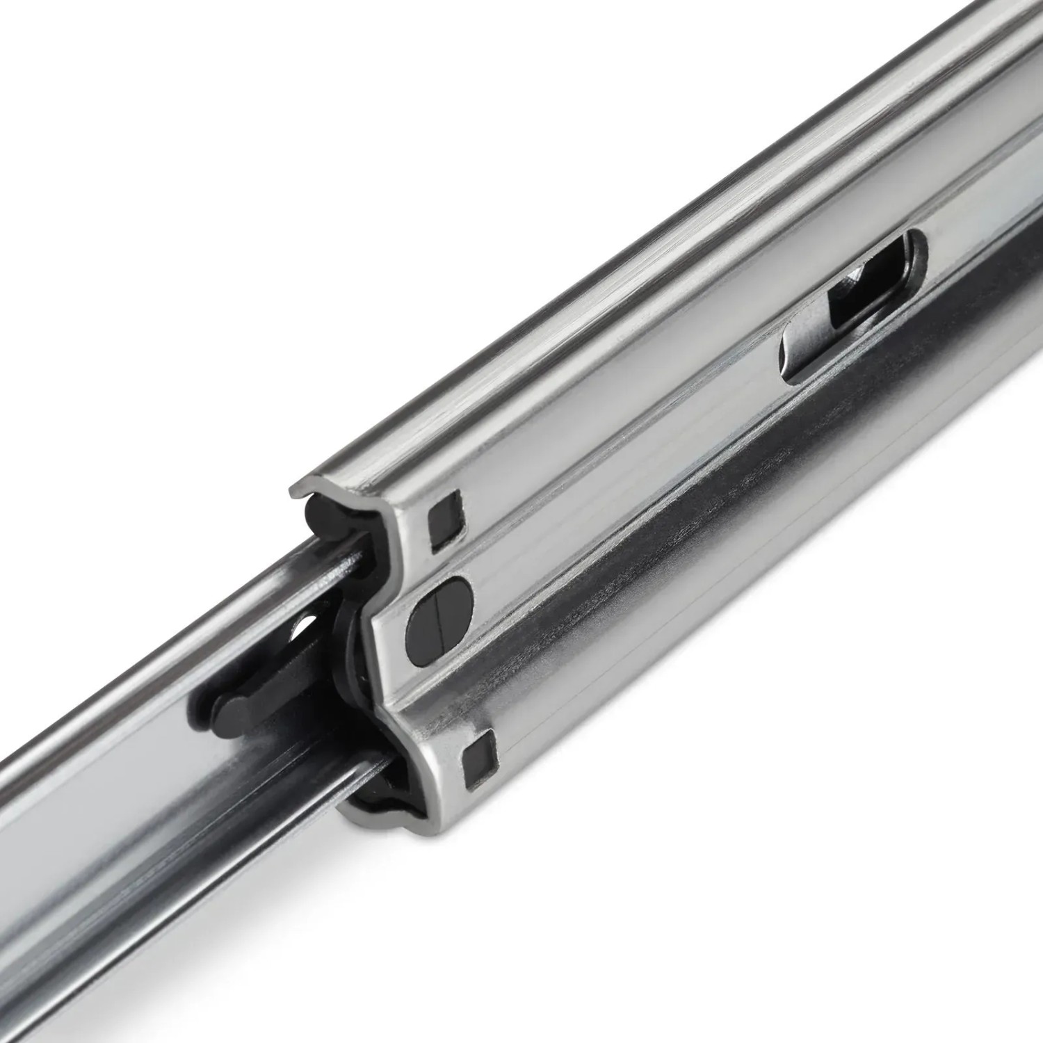 SOTECH Vollauszug 900 mm, Schubkastenauszug aus Metall, Detailansicht.