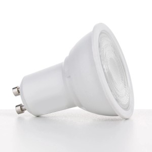 Weiße Orion LED Reflektorlampe GU10, 5W, für warmweißes Licht in Lampen und Leuchten.